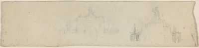 Studies for a Triumphal Arch Surmounted by Britannia [recto and verso]