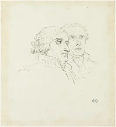 Studies for Distribution of Eagles: The Archi-Chancelier, Cambacérés and the Archi-Trescrier, Lebrun