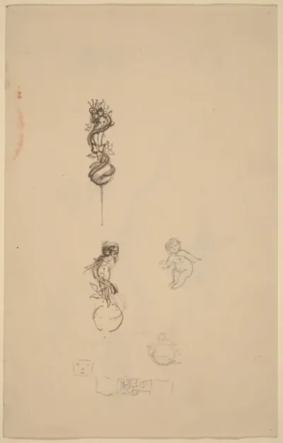 Studies for Jewelry Designs [recto]