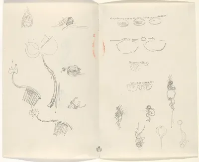 Studies for Jewelry Designs [verso]