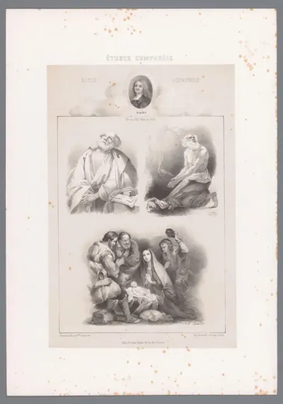Studies naar schilderkunst van José de Ribera