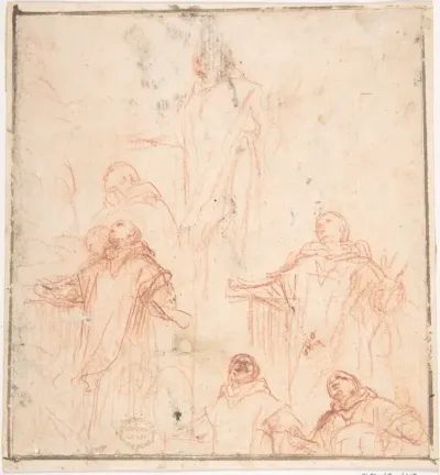 Studies of a Monk in Ecstasy