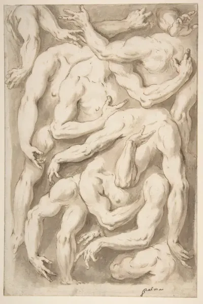 Studies of Arms, Shoulders and Hands