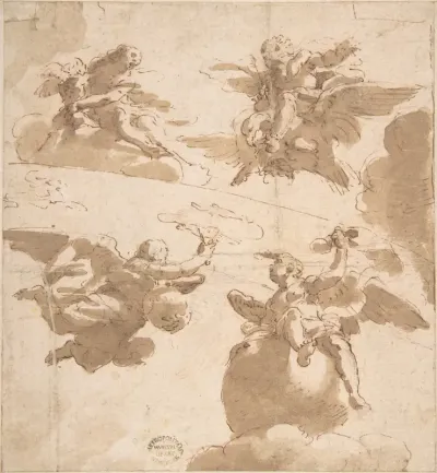 Studies of Figures on Clouds