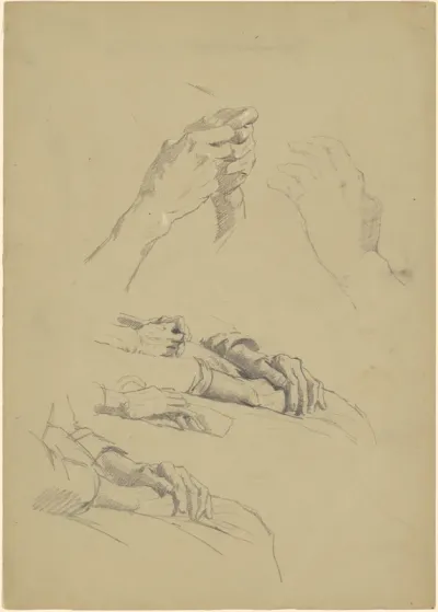 Studies of Hands [recto]