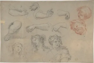 Studies of Heads and Hands
