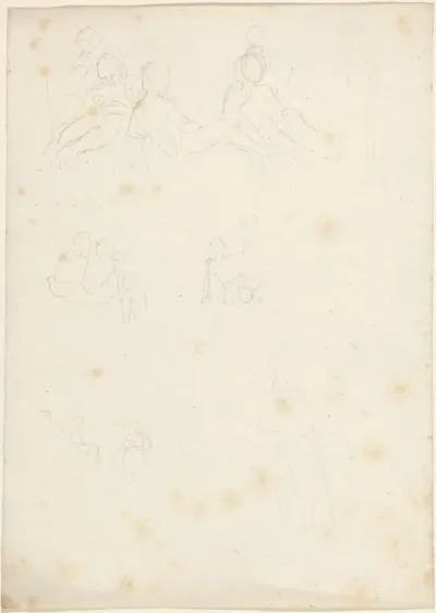 Studies of Seated and Reclining Figures
