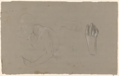 Studies van handen en een figuur