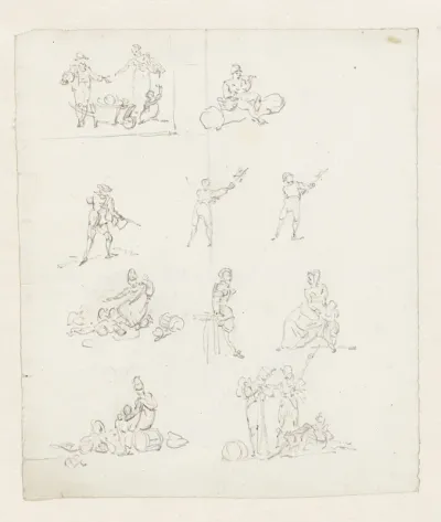 Studies van soldaten