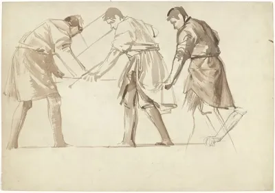 Studies van timmerlieden