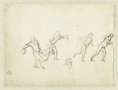 Studies van verschillende figuren