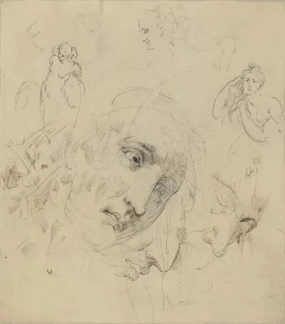 Studies with Central Female Face