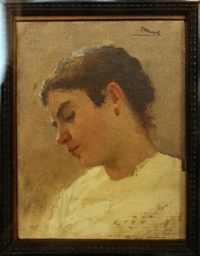 studio di testa femminile