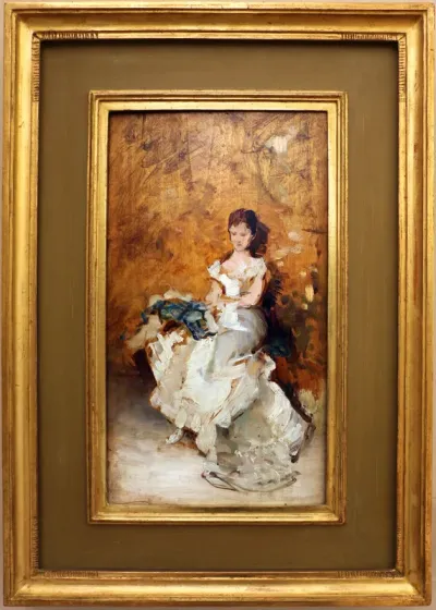 studio per il ritratto della signora maglione