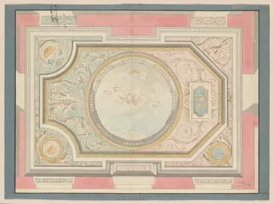 Study for a Ceiling of a Salon in the Hôtel de Mazarin