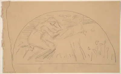 Study for a Lunette [recto]