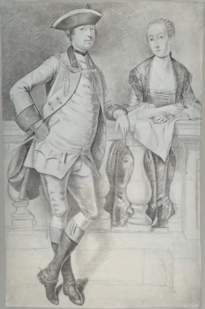 Study for a Portrait of an Officer and His Wife