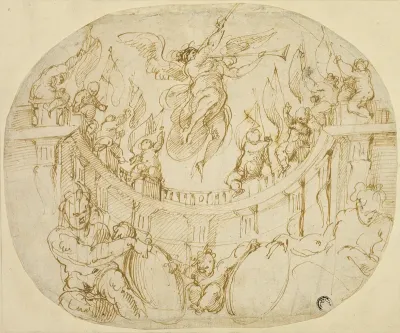 Study for Allegory of Two Quartieri of Florence