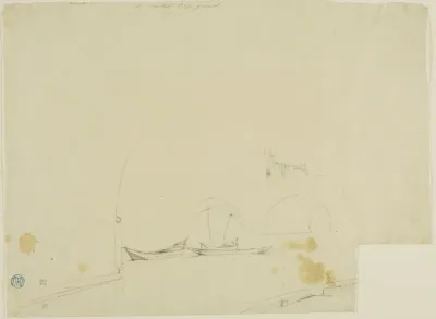 Study for an arch of Pont Notre-Dame, Paris