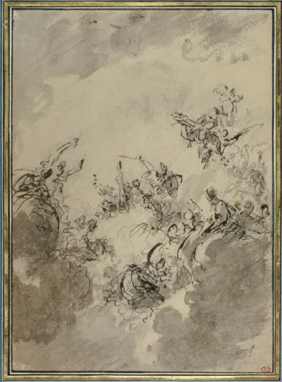 Study for Apotheosis of Hercules