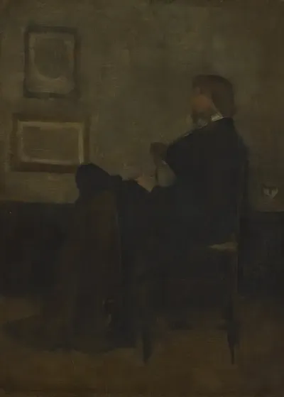 Study for "Arrangement in Grey and Black, No. 2: Portrait of Thomas Carlyle"