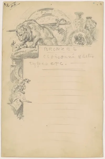 Study for "Bronzes"