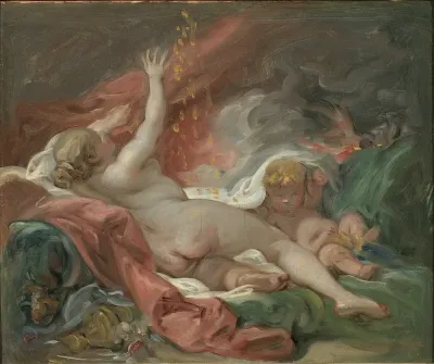 Study for Danae and the Shower of Gold