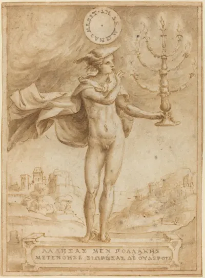 Study for Harpocrates (Silentio Deum Cole)