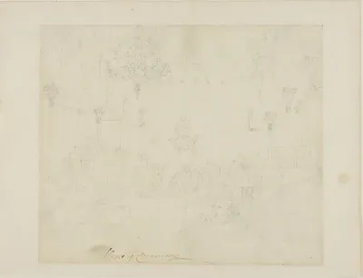 Study for House of Commons, from Microcosm of London