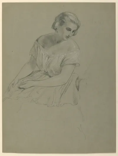 Study for "Martha Washington Reception"