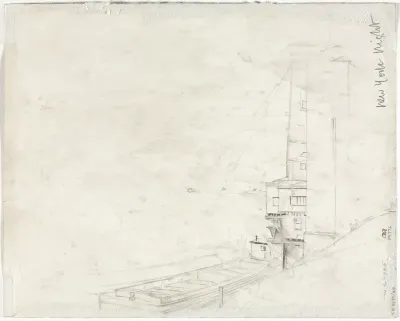 Study for New York Night (verso)