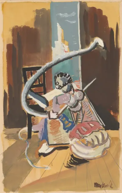 Study for Painting in a Circus Setting