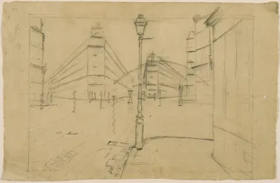 Study for Paris Street; Rainy Day