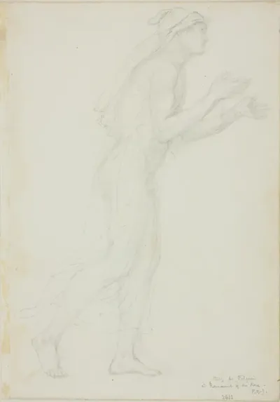 Study for Pilgrim in Romaunt of the Rose