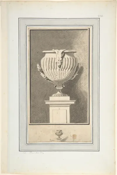 Study for Plate 7 of Bouchardon's "Second livre de vases"