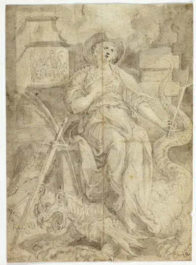 Study for Saint Margaret