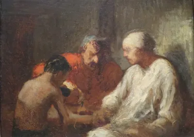 Study for “Saltimbanques Resting”