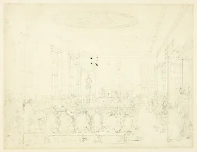 Study for Society for the Encouragement of Agriculture, from Microcosm of London