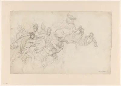 Study for The Battle of Waterloo
