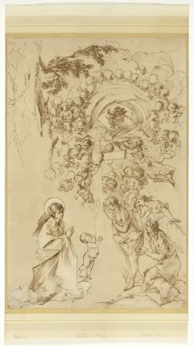 Study for 'The Dream of Saint Joseph'
