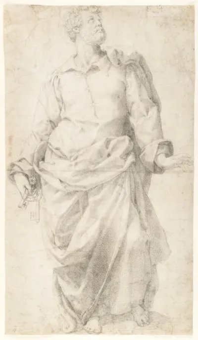 Study for the Figure of Saint Peter
