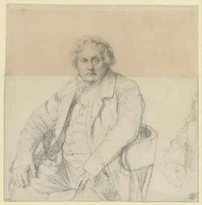 Study for the Portrait of Louis-François Bertin (1766–1841)