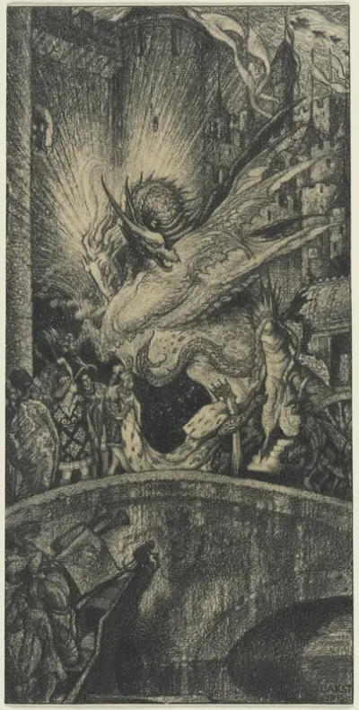 Study for The Sleeping Beauty: The Aged King Pleads with the Good Fairy