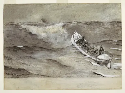 Study for 'The Wreck'
