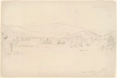 Study for "View of Mt. Washington"