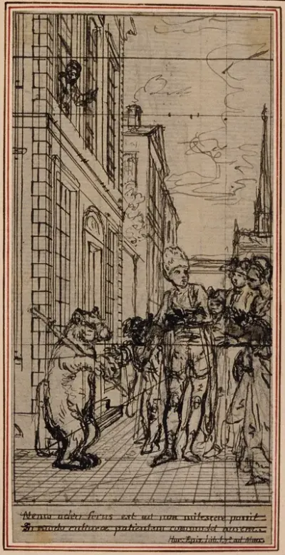 Study for Vignette-Frontispiece in Poncelet's "Principes Generaux Pour Servir à l'Education des Enfants Paris", vol. I