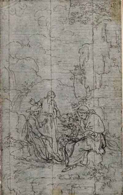 Study for Vignette in Abbé Dinouart's "Vie du Venerable don Juan de Palafox", p. 391