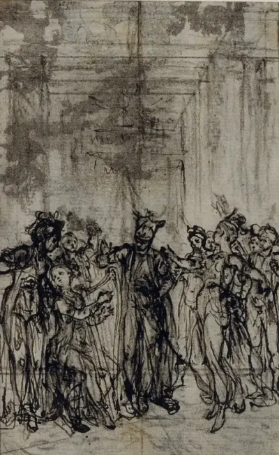 Study for Vignette in Jean François Marmontel's "Contes Moraux"