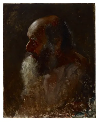 Study Head (Bearded Man)