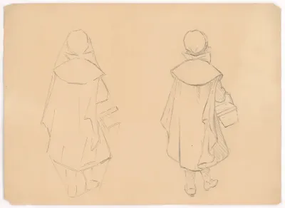 Study of a Girl in a Cape
